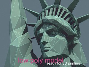Statue of Liberty LOW POLY