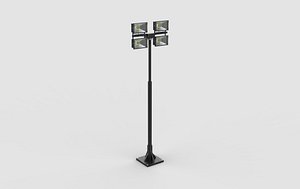 3D Floodlight tower 01 3D model model