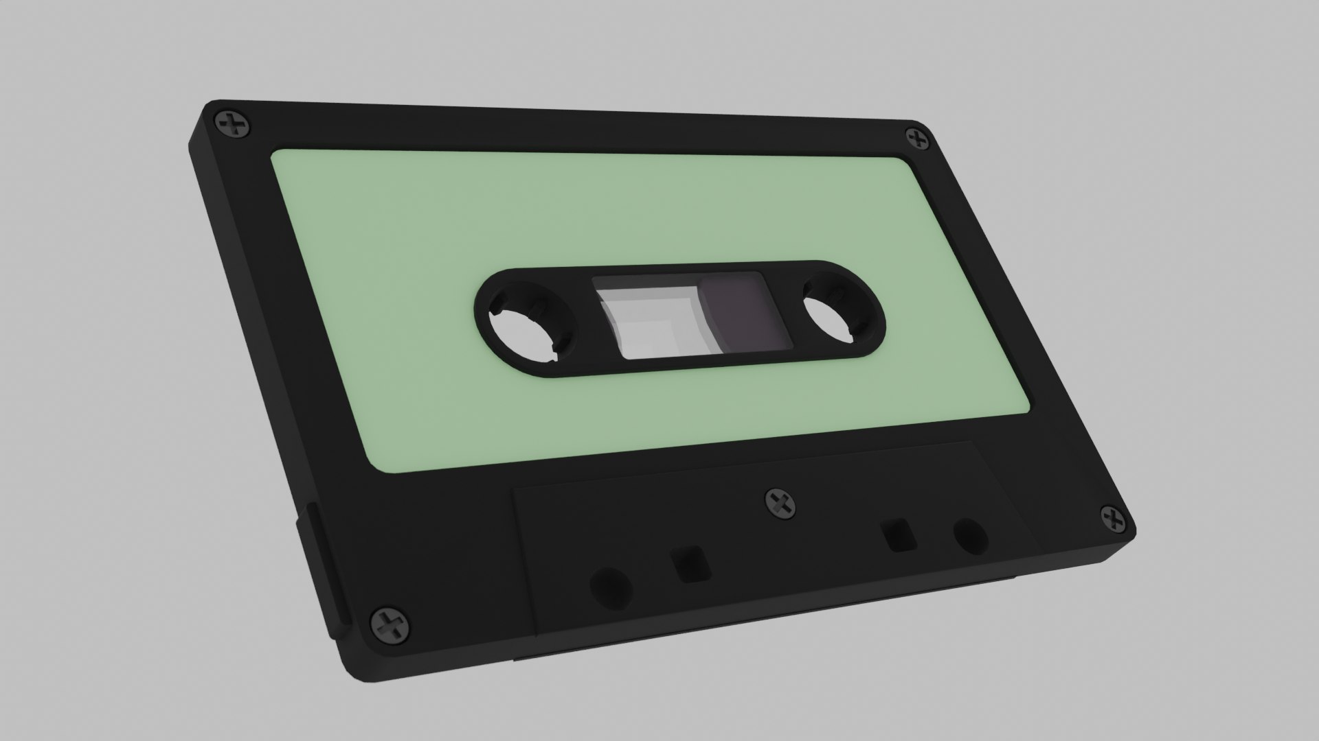 Simple Cassette Model 3D Model - TurboSquid 2113428