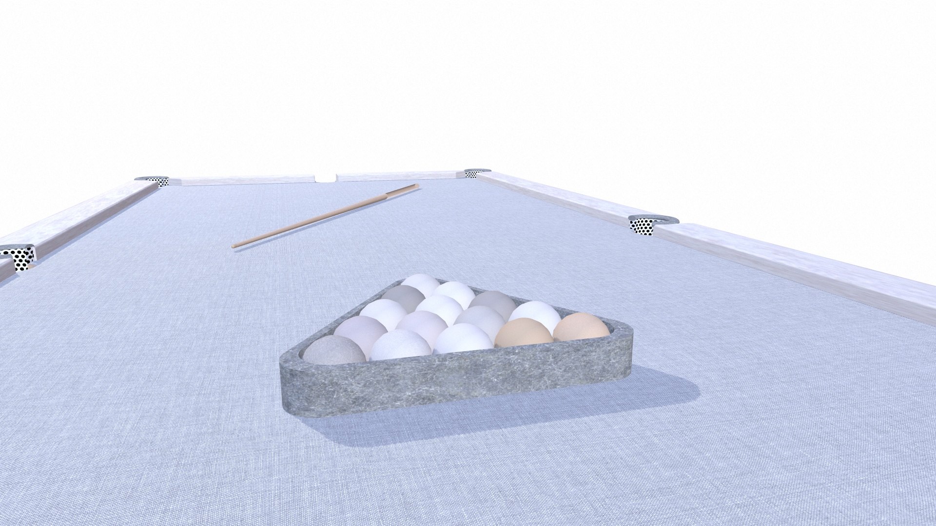 3D Pool Table Model - TurboSquid 2371151