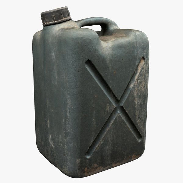 3D Scanned Fuel Gallon B 3D model