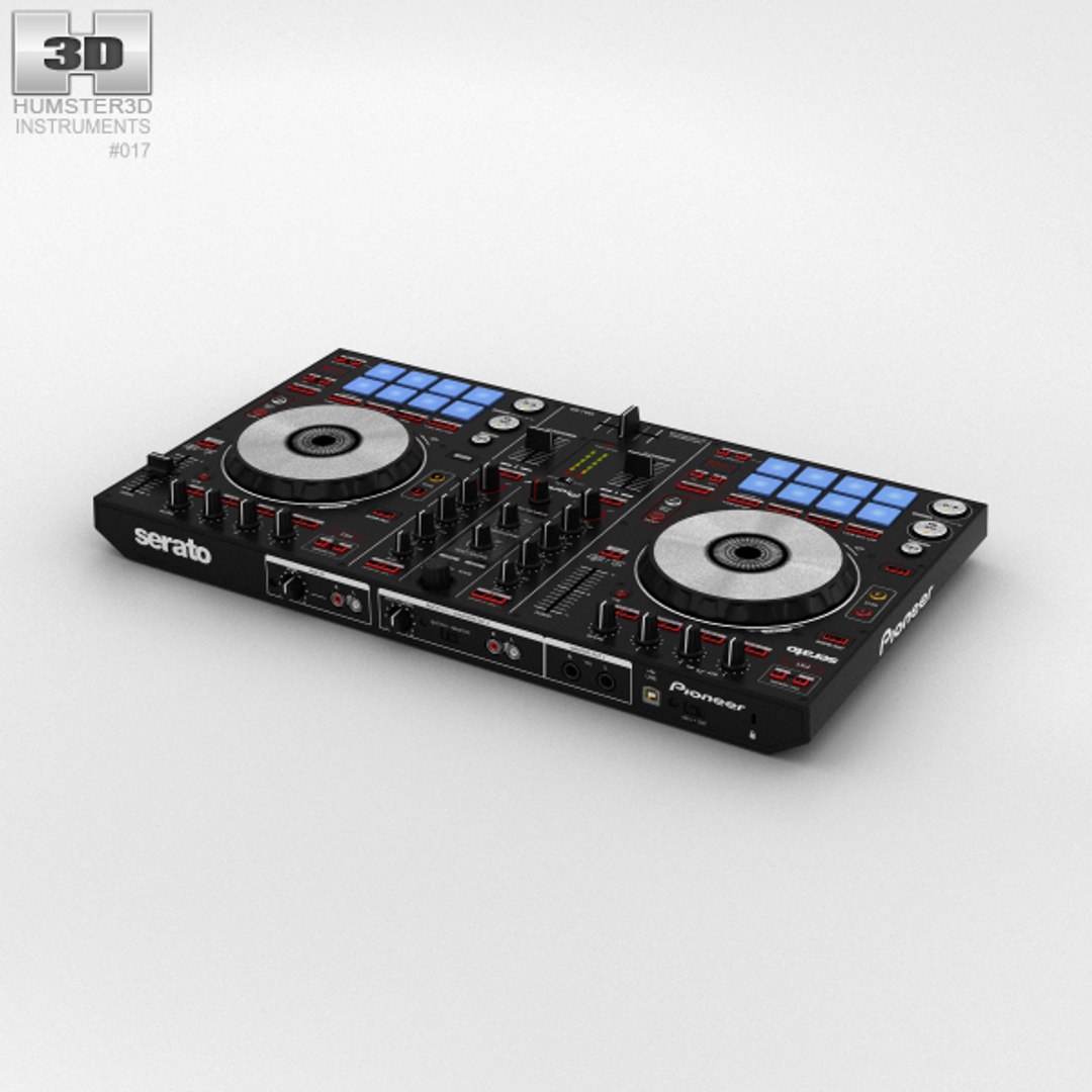 Pioneer DDJ-SR Contrôleur DJ Modèle 3D