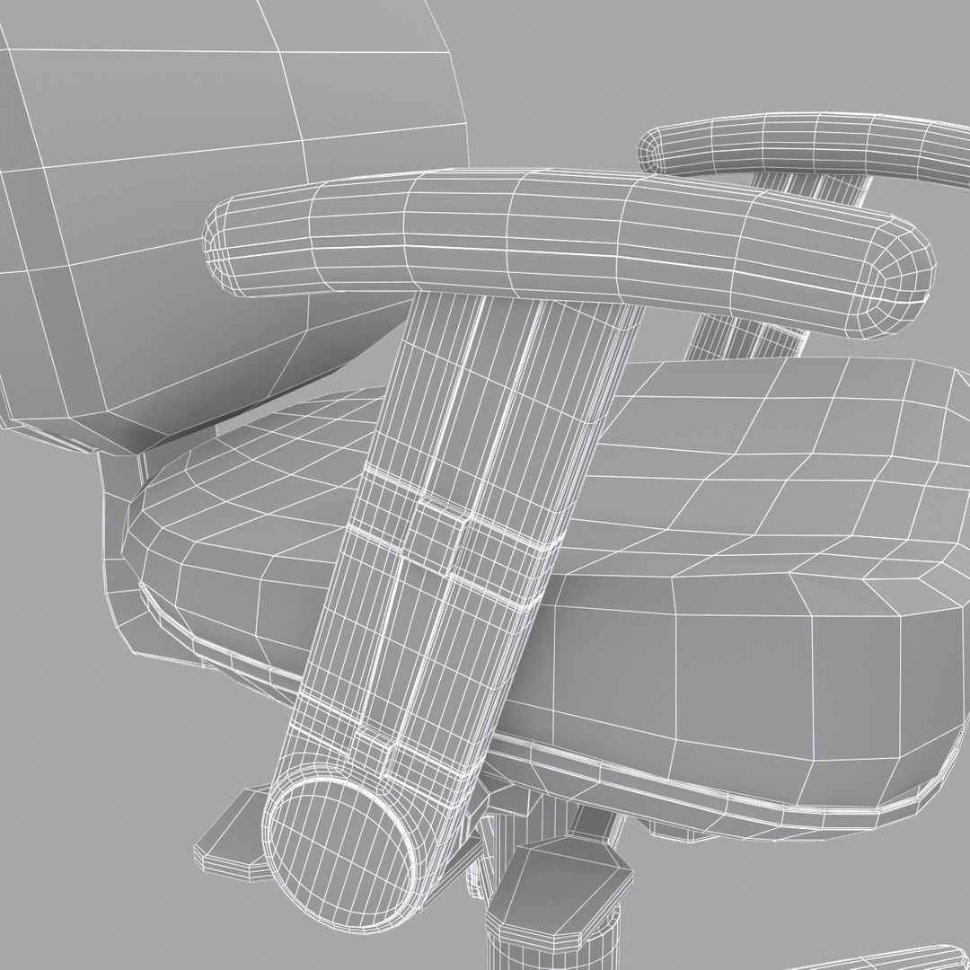 modern chair 3d obj