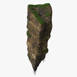 Soaring Rocky Island 3D model