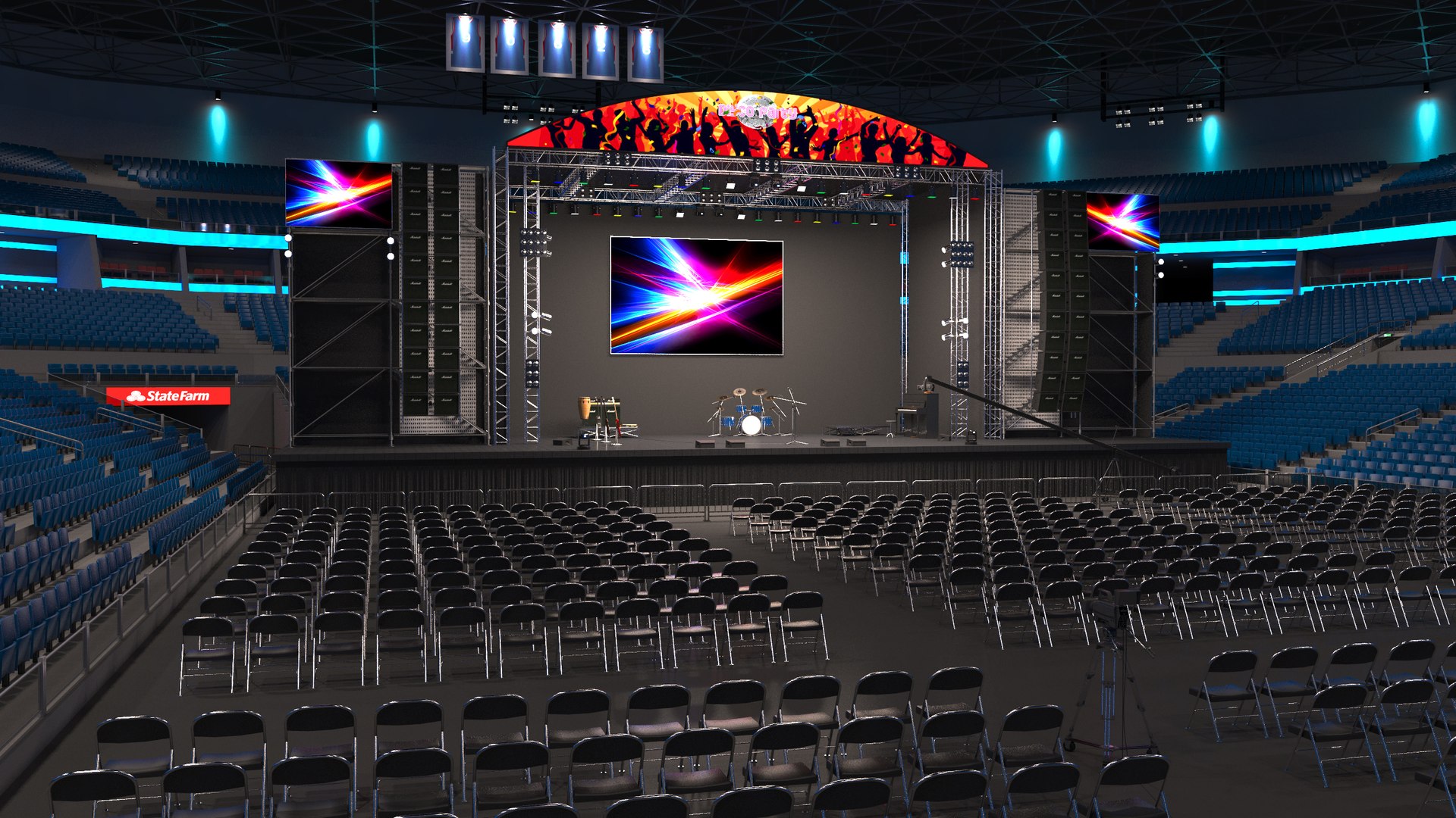 3D concert stages model - TurboSquid 1581292