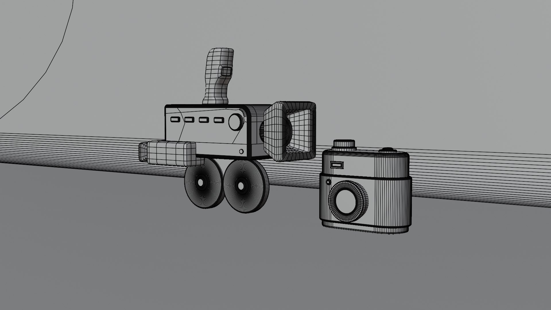 Photo Camera And Video Cam Models 3D - TurboSquid 2054327
