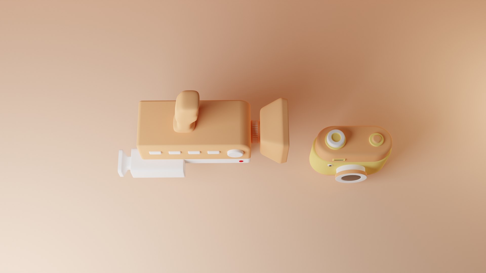 Photo Camera And Video Cam Models 3D - TurboSquid 2054327