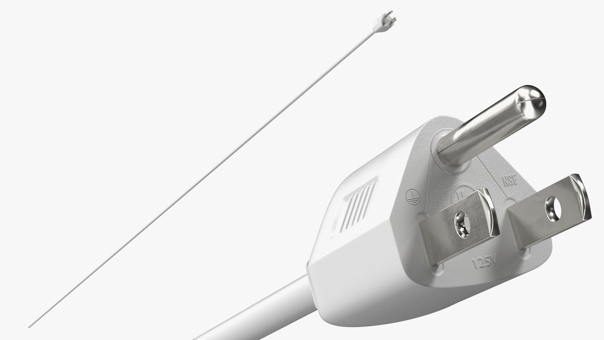 USA Electric Plug Type B White 3D TurboSquid 2042732