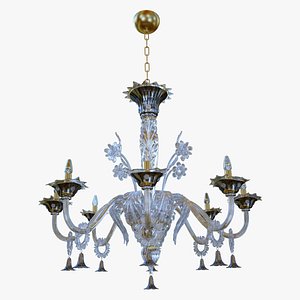 3D chandeliers lights sylcom giustinian