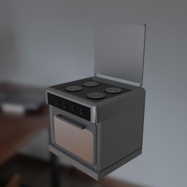 3D Low Poly cooker model - TurboSquid 2017437