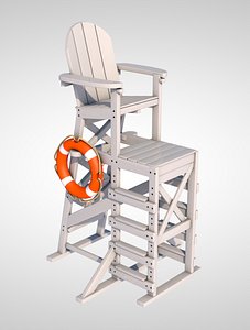 lifeguard chair lifebuoy model