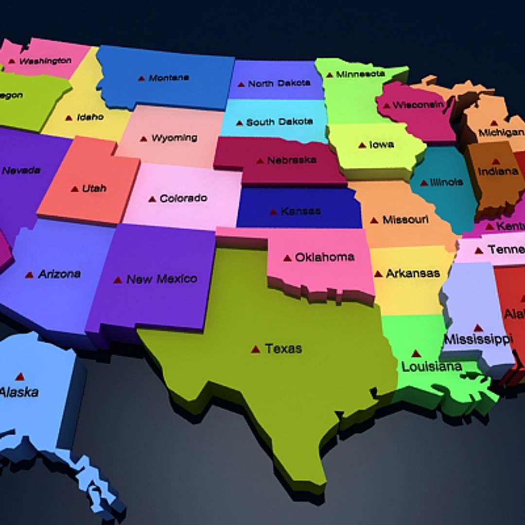 3d model of political usa states https://p.turbosquid.com/ts-thumb/N9/V697Mq/QlVqKpGu/usa_08/jpg/1206814010/1920x1080/fit_q87/f70500211d76a3c040229b582a36fc23b275910a/usa_08.jpg