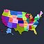 Political USA Map