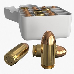 3D Bullets 45 mm model