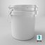 Industrial Polypropylene Pail with Snap on Lid