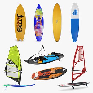 3D model Surfboards Collection 6