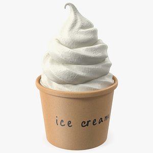 Ice Cream Cup White model