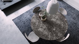 3D Hansen PK54 Table chairs