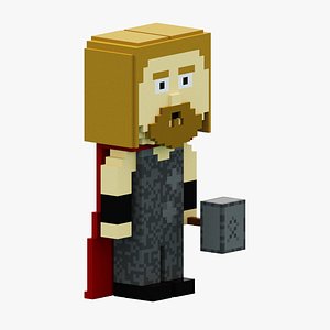 Voxel Thor model