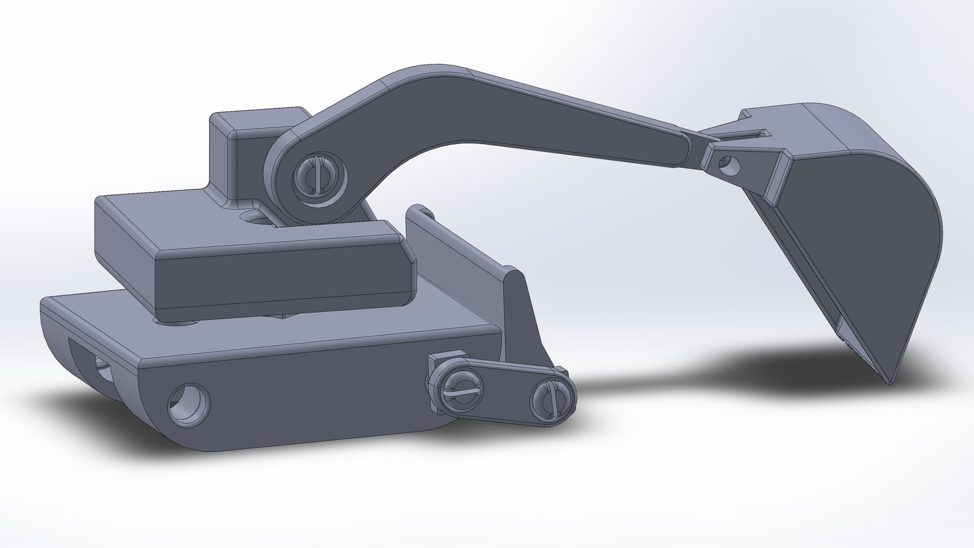 Toy Excavator Digger Assembly 3D Model - TurboSquid 1827878