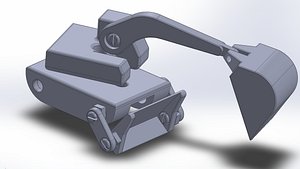 Toy Excavator Digger Assembly
