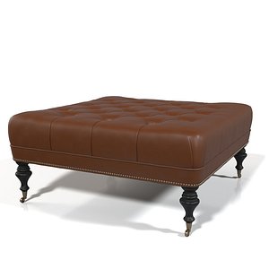 Martin Leather Ottoman PBR model
