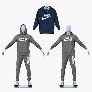 3D nike sportswear suits sports model