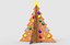 3d model cardboard christmas