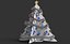 3d model cardboard christmas