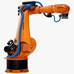 3D model Industrial Robot Kuka KR360 PBR
