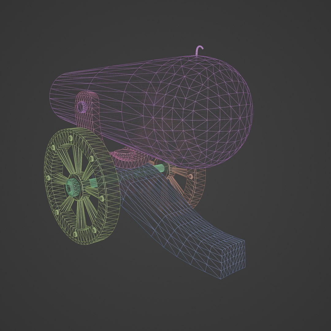 3D Ancient Medieval Cannon - TurboSquid 2163345