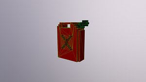 Gas can Voxel model