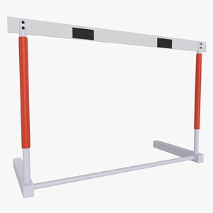 Hurdle Athletics Obstacle Running 3D