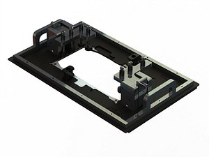 3D PCB Wave Soldering Pallet MOD5010