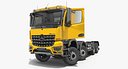 Mercedes Benz Arocs 8X8 Cab Chassis Rigged 3D Model