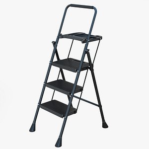 3D HBTower 3 Step Ladder model