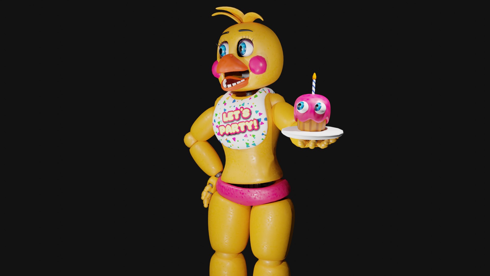 Fnaf 2 Toy Chica 3D model https://p.turbosquid.com/ts-thumb/NA/BvmHUI/qO/2/png/1694757253/1920x1080/fit_q87/ee47b1627804f8e366a596df6f88373012219a29/2.jpg