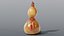 Japanese Hyotan Gourd Sake Flask PBR