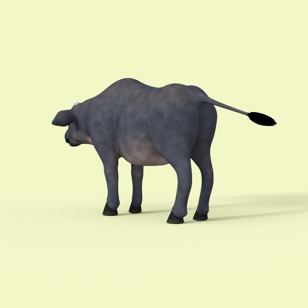 Cartoon Cow Rigged 3D Model - TurboSquid 2017402