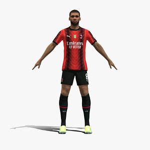 3D Rigged Ruben Loftus-Cheek AC Milan 2024