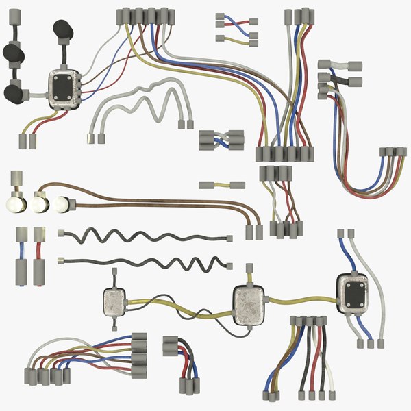 3D wires set model