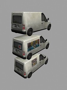 3d model transit van