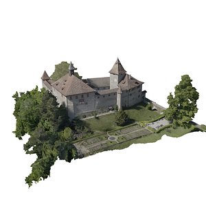 Kyburg Winterthur Castle model