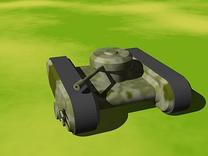 maya futuristic tanks