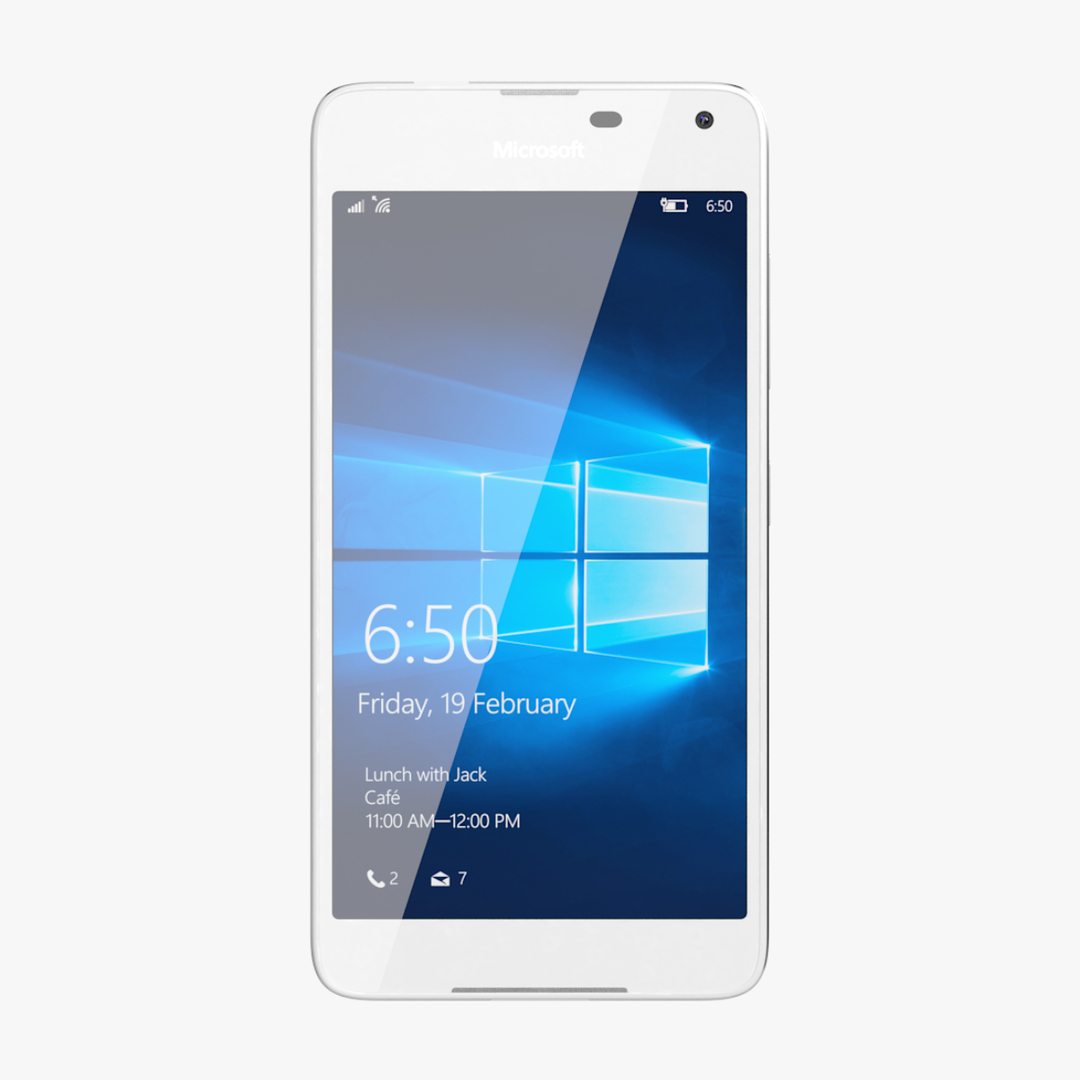 Realistic Microsoft Lumia 650 3d Model