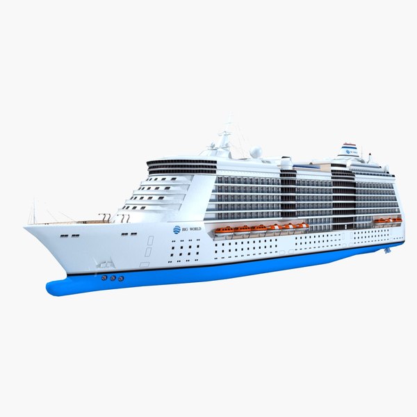 Cruise Ship 3d Model