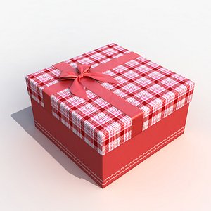 3d model of gift box