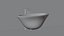 White stone bathtub faucet with gilding