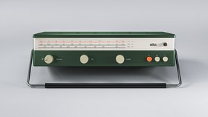 3D model Braun Radio T 52