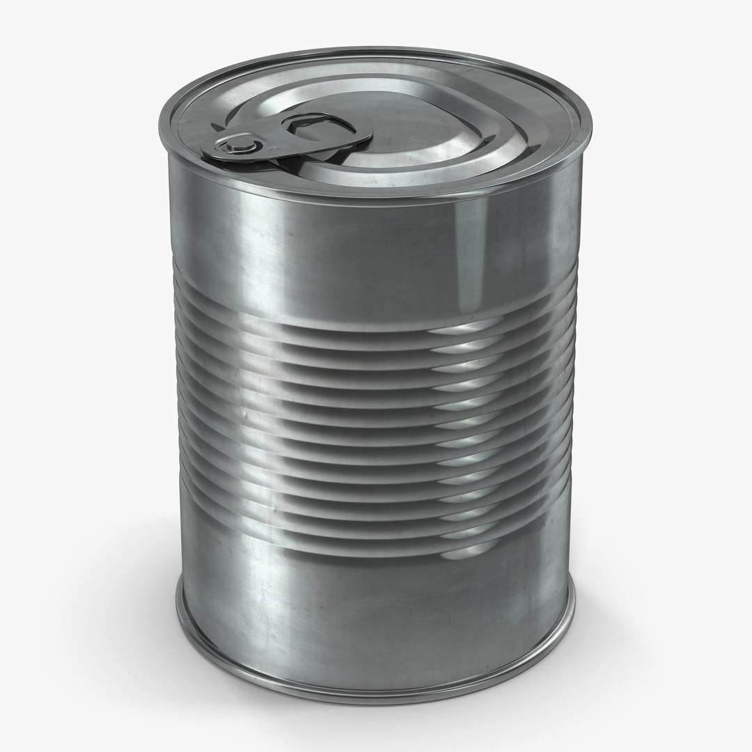 Tin Can 2 3D Model 3D model preview